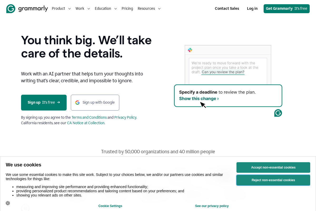 Grammarly screenshot